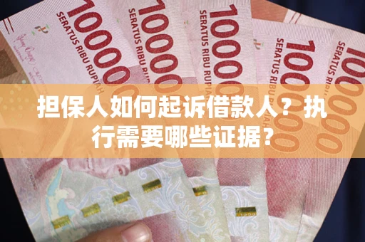 武汉担保人如何起诉借款人？执行需要哪些证据？