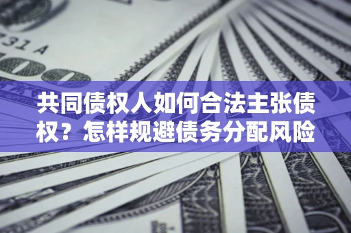 武汉共同债权人如何合法主张债权？怎样规避债务分配风险？
