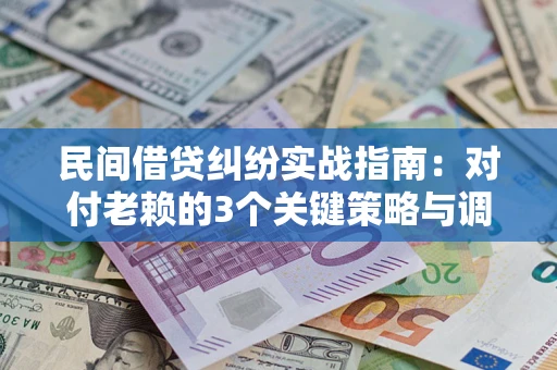 武汉民间借贷纠纷实战指南：对付老赖的3个关键策略与调解盲区解析