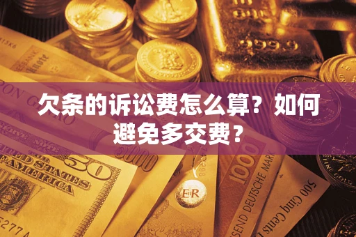 武汉欠条的诉讼费怎么算？如何避免多交费？