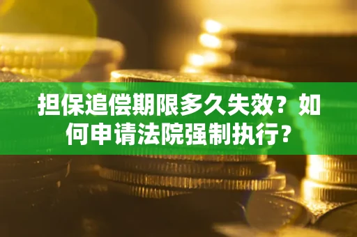 武汉担保追偿期限多久失效？如何申请法院强制执行？