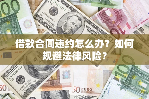 武汉借款合同违约怎么办？如何规避法律风险？