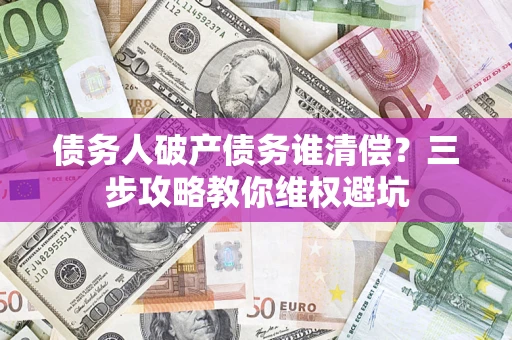武汉债务人破产债务谁清偿?三步攻略教你维权避坑 武汉债务人破产债务谁清偿?三步攻略教你维权避坑